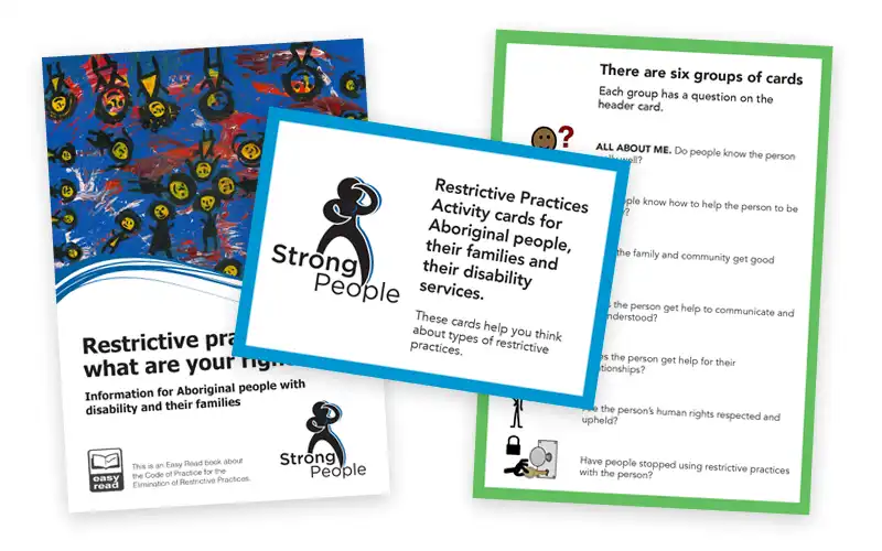 Restrictive Practices Activity Cards example